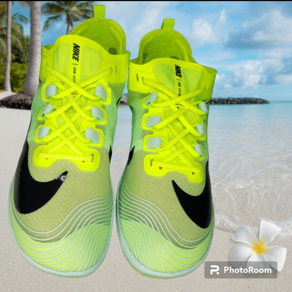 NEW Nike Zoom Victory XC Vaporweave Waffle 5 Volt Mint Foam Running Shoes Size 6 - Picture 1 of 12